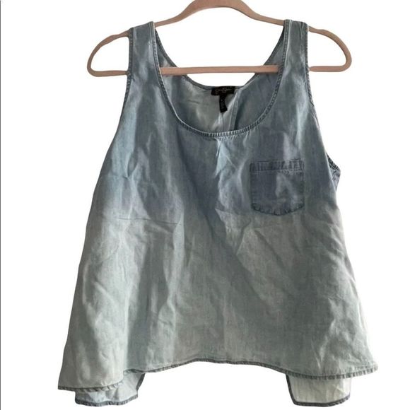 🌿NWT Jessica Simpson tank top open back Sz large - Picture 1 of 3